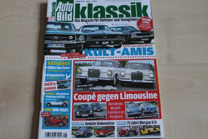 Deckblatt Auto Bild Klassik (08/2012)